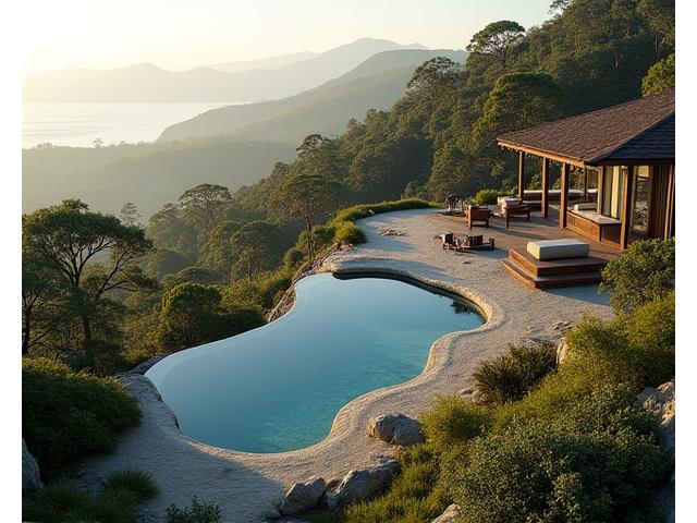 Secluded estate with expansive outdoor space, infinity pool, and a dedicated zen garden
